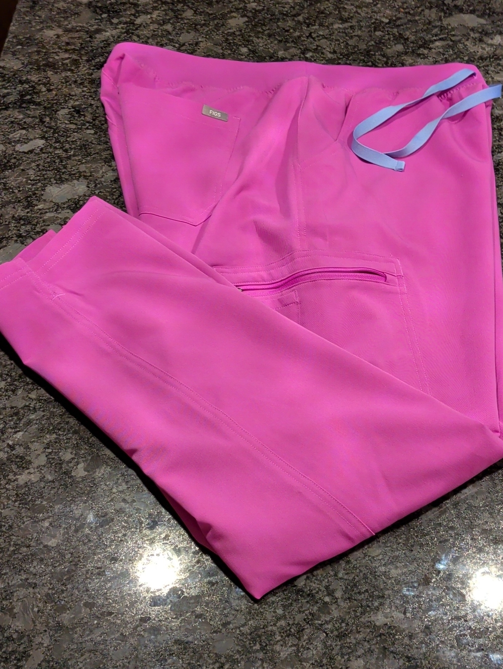 FIGS Kade Fleece Pullover Pink & Purple XL Like New